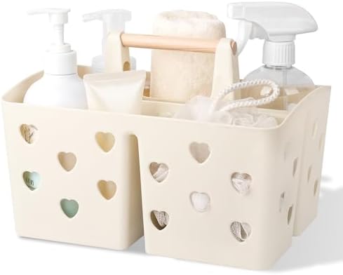 Portable Shower Caddy Plastic Shower Basket Organizer by Anyoifax