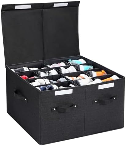 Shoe Organizer for Closet, Shoe Storage Box by FBBABB