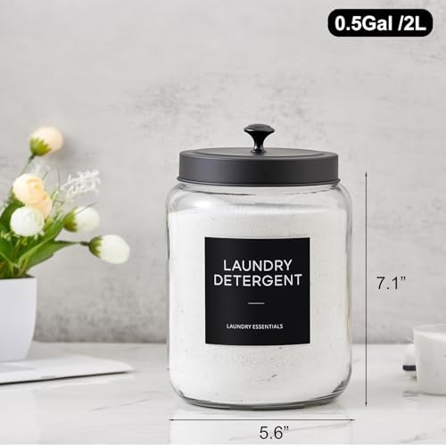 Glass Jars Laundry Containers - Image 6