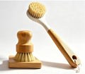 Vegetable & Dish Brush Set, Natural Sisal Bristle Kitchen Brush by Unknown