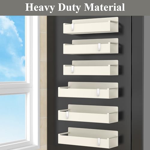 HuggieGems 6 Pack Magnetic Spice Rack Organizer - Image 4