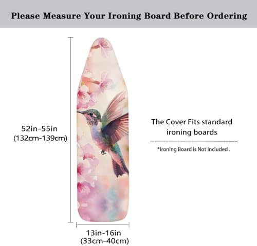 Ironing Board Cover Full Size Scorch Resistant Padding Heat Reflective Iron - Image 5