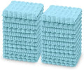 kimteny Microfiber Dish Cloths for Washing Dishes 24 Pack, Lake Blue by kimteny