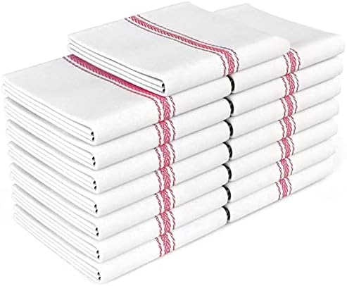 Zeppoli Classic Kitchen Towels -15 Pack 100% Natural Cotton Towel Set, Reusable by Zeppoli