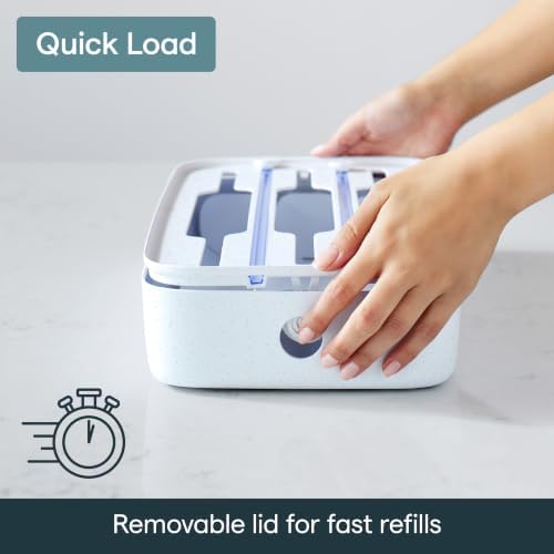 YouCopia StoraRoll Food Wrap Dispenser 3-in-1, Aluminum Foil Wrap Organizer - Image 3