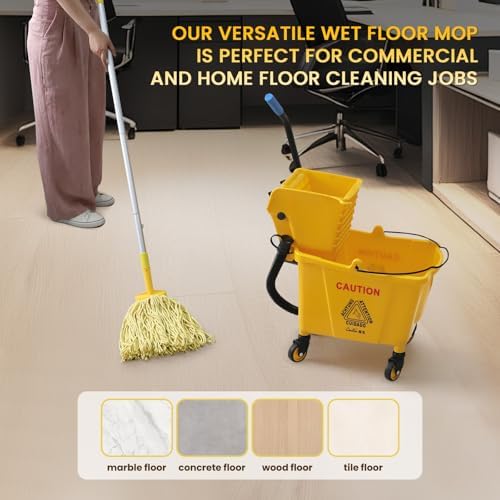 35-Qt Commercial Mop Bucket - Image 3
