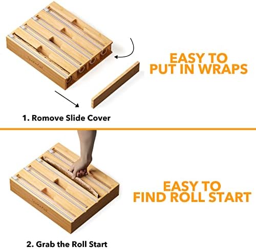 SpaceAid WrapNeat 4 in 1 Wrap Organizer - Image 6