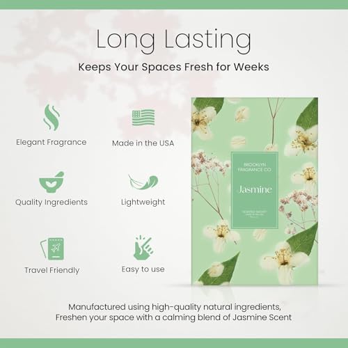Brooklyn Fragrance Co. Spring Florals Sachet Bags – Jasmine Scented Pouches – - Image 3