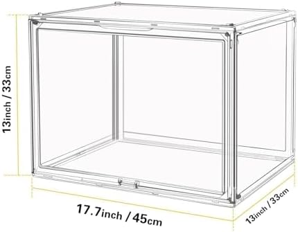 GUDEMAY Large Clear Stackable Plastic Storage Bins - Image 2