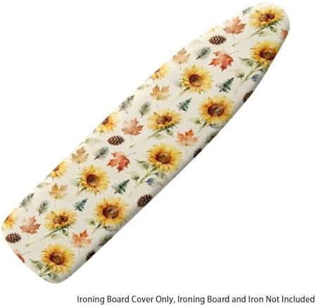 Sunflower Leaves Ironing Board Cover Dec Cover Scorch Stain Resistant Ironing - Image 6