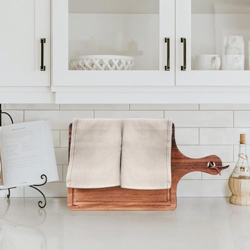 QUILTINA Dish Towels Set, 100% Cotton Waffle Weave Kitchen Towels 6 Pack - Image 5