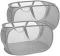Collapsible Laundry Hamper Basket, Pop Up Mesh Foldable Bag by TEGOOL