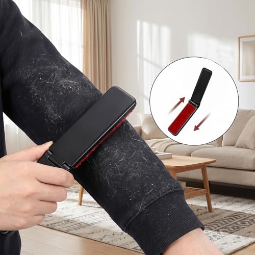 Thinp 4 Pcs Foldable Travel Lint Brush, Portable & Reusable Lint Remover - Image 5