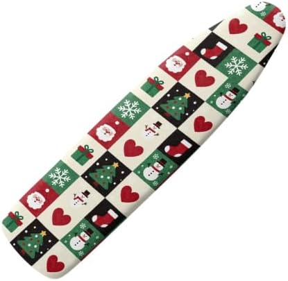 Flashideas Red Christmas Plaid Ironing Board Cover Ventilate Resist Scorching by Flashideas