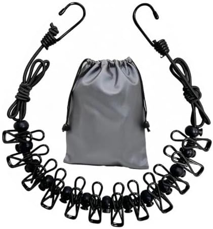 Portable Clothesline for Travel, 1.8m Retractable Travel Clothes Line by FEICUIBEXI