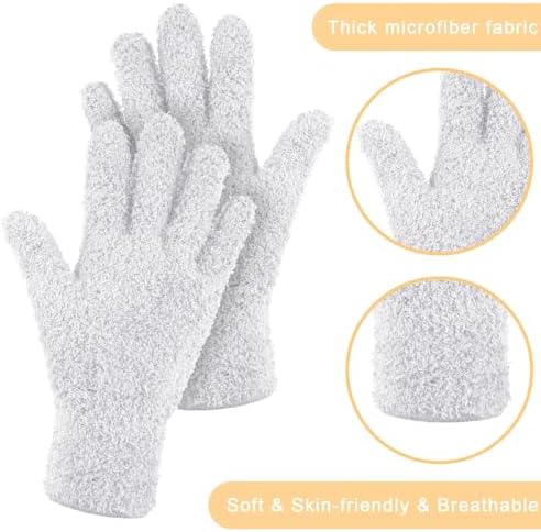 Patelai 3 Pairs Microfiber Dusting Gloves - Image 5