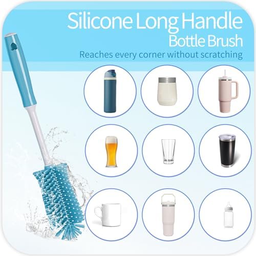 4 Pack Water Bottle Cleaner Brush Set - Image 3