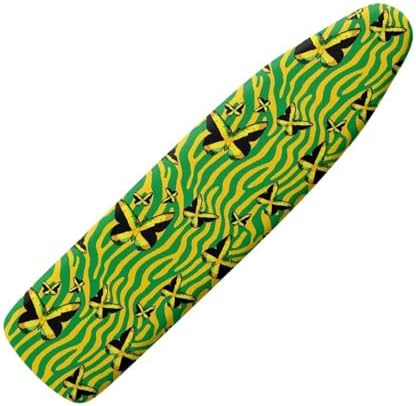 Jamaica Flag Ironing Board Cover, Butterfly Standard Ironing Board Cover by Daulesho