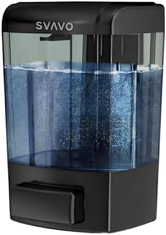 SVAVO Wall Mounted Soap Dispenser Kitchen Bathroom Manual Soap Dispenser by SVAVO