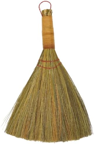GORGECRAFT 28.2cm Small Hand Whisk Broom Straw Soft Natural Broomstick - Image 7