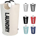 DOKEHOM 125L X-Large Laundry Basket Bag, Collapsible Tall Hamper by DOKEHOM