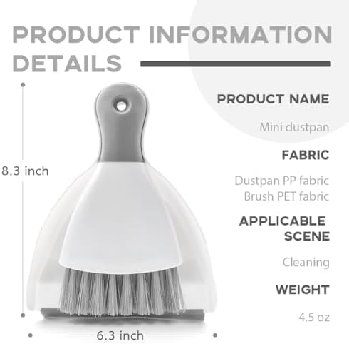 Small Hand Dust Pan and Brush - Image 6