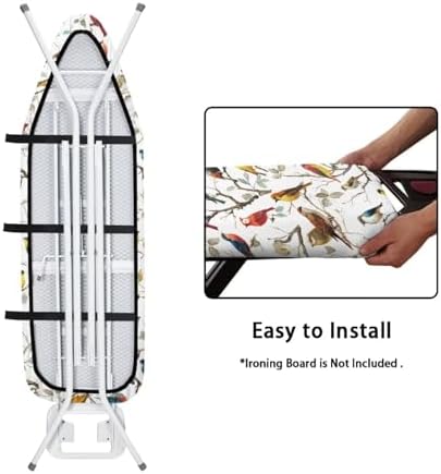 Hummingbirds Ironing Board Covers Standard Stylish Washable Ironing Board - Image 4