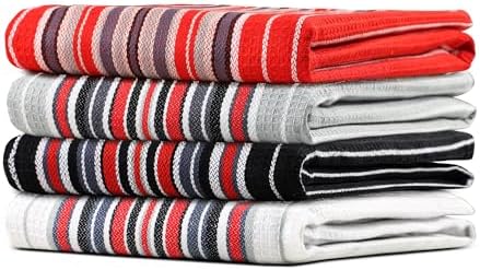Urban Villa Kitchen Towels Cotton Dish Towels 20”x30” Multi by CottonTrends