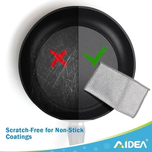 AIDEA Non Scratch Wire Dishcloth 12PK, Dish Cloths - Image 3