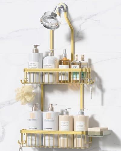 YASONIC Never Rust Shower Caddy Hanging, Aluminum Shower Racks by YASONIC