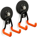 MUTUACTOR Upgraded Strong Magnetic Hooks, Φ2.59” 2PCS Utility Magnetic Hooks by MUTUACTOR