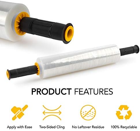 Modern Innovations 15 Inch Clear Stretch Wrap Roll - Image 3