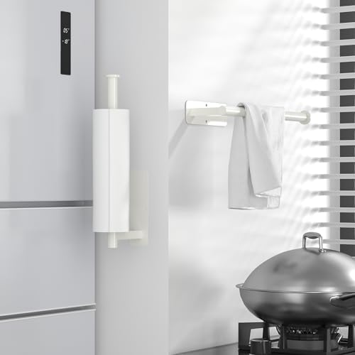 ASTOFLI Paper Towel Holder Under Cabinet No Drilling, Self Adhesive Paper Towel - Image 6