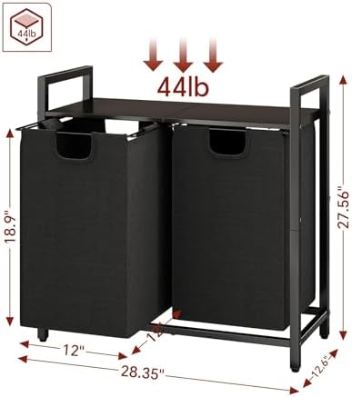 Kitstorack Laundry Basket Organizer, Laundry Hamper - Image 2