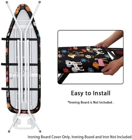 Cartoon Dog Ironing Board Cover 15x54 Inch Applicable Standard Size Cute Puppy - Image 5