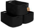 NaturalCozy 13.5”x8.5”x5.5” Rectangle Storage Baskets by NaturalCozy