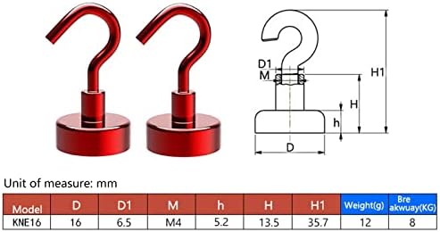 10Pieces Magnetic Utility Hooks Heavy-Duty Magnet-Hooks - Image 3