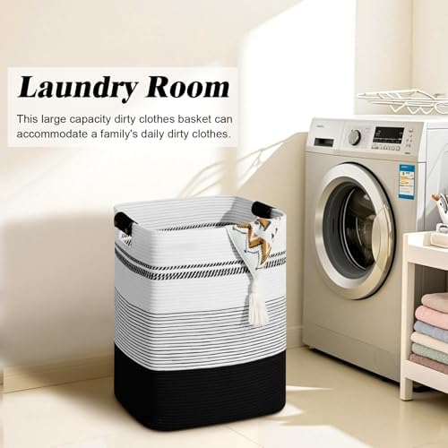 Laundry Hamper, 85L Tall Laundry Basket - Image 3