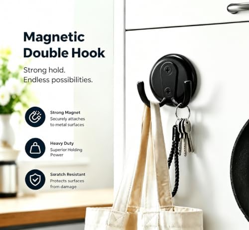 Magenetic Hooks Heavy Duty 140lbs Black Strong Magnetic Hooks - Image 6