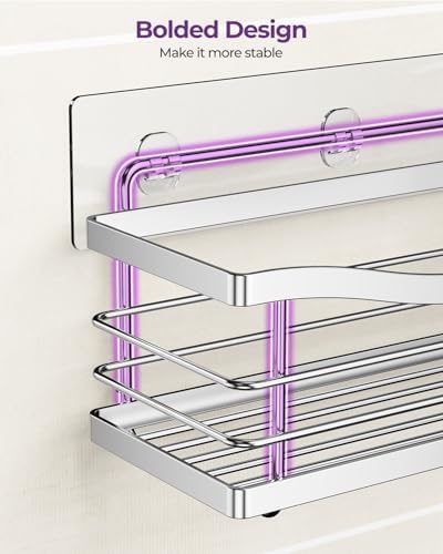 ODesign 3 Pack Adhesive Shower Caddy, Rustproof Shower Shelves Rack - Image 5