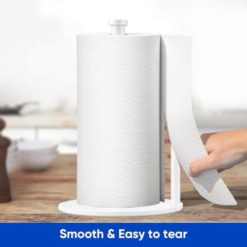 Stainless Steel Paper Towel Holder Countertop, Standing Kitchen & Bathroom - Image 5