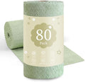 80 Pack Microfiber Cleaning Cloth Roll Reusable Paper Towels 12"x12" Tear Away by Tigona