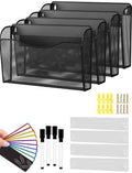 Magnetic File Book Holder Folder Mail Binder Organizer Wall Basket Bins by LIFEFAN