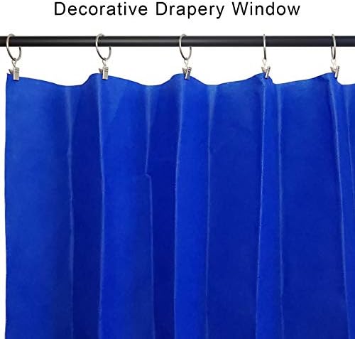 120 Pack Curtain Rings with Clips, Drapery Clips with Rings, Drapes Rings 1.26 - Image 4