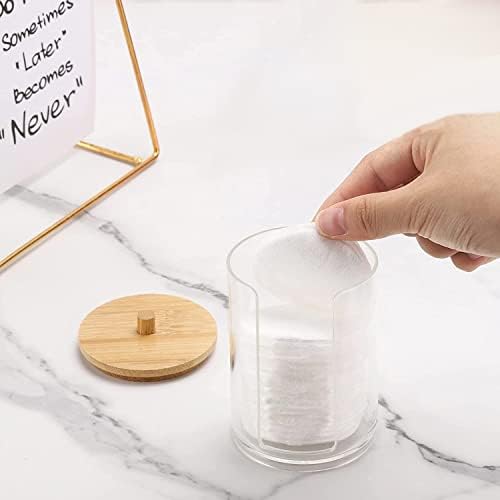 Cotton Pad Holder Cotton Round Holder Dispenser, Makeup Pad Organizer - Image 5
