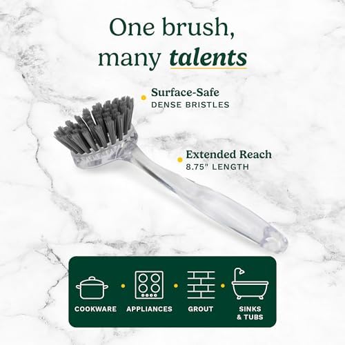 Cuisinart Dish Brush with Handle, 2 Pack, Firm Bristles - Image 5