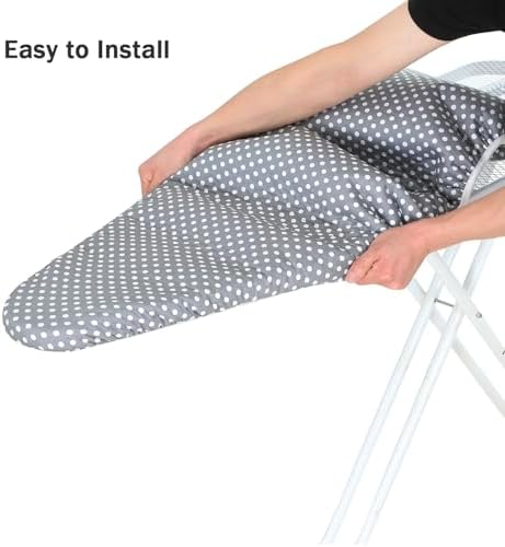Ironing Board Cover and Pad Standard Size 15 x 54, 3 Pairs of Hook and Loop - Image 5