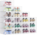 SONGMICS Shoe Boxes, Stackable Sneaker Containers by Unknown