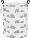 Round Laundry Basket Collapsible Storage Hamper Love Elephant by LANGYASHAN