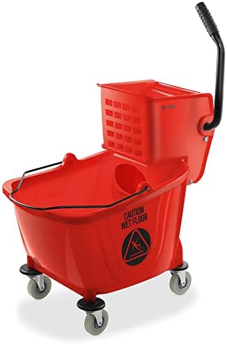 Dryser Commercial Side Press Wringer Combo Mop Bucket, 33 Quart by Dryser